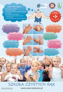 Plakat zasady mycia rąk